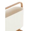 Stolová lampa 45x15x37,5 cm LECCE potlač dreva prírodná + lano krémová