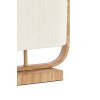 Stolová lampa 45x15x37,5 cm LECCE potlač dreva prírodná + lano krémová