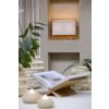 Stolová lampa 45x15x37,5 cm LECCE potlač dreva prírodná + lano krémová
