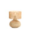 Stolová lampa Ø30x40 cm AROVA juta prírodná