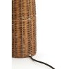 Stolová lampa Ø28,5x60 cm MANDOR ratan tmavohnedá