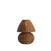 Stolová lampa Ø27,5x35 cm MAVON ratan tmavohnedá