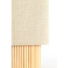 Stolová lampa 30x20x94 cm LASLO drevo prírodné + ľan prírodný
