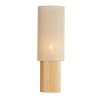 Stolová lampa 30x20x94 cm LASLO drevo prírodné + ľan prírodný