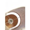 Stolová lampa 30x20x70 cm LASLO drevo prírodné + ľan prírodný