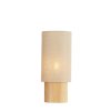 Stolová lampa 30x20x70 cm LASLO drevo prírodné + ľan prírodný