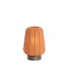 Stolná lampa Ø20x29 cm BIBIA drevotlač tmavohnedá+terra