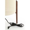 Stolová lampa Ø35x58 cm LITTO tmavohnedá+ľanová prírodná