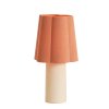 Stolová lampa Ø25x50 cm MUSABY biela+ružová