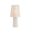 Stolová lampa Ø25x50 cm MUSABY ľanová biela