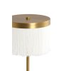 Stolová lampa LED Ø17x35 cm DINY antická bronzová+krémová