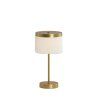 Stolová lampa LED Ø17x35 cm DINY antická bronzová+krémová