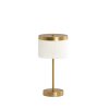 Stolová lampa LED Ø17x35 cm DINY antická bronzová+krémová