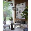 Stojaca lampa Ø38x180 cm MICKY ľanová hnedá