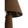 Stolná lampa Ø30x61 cm DEVIA bouclé hnedá