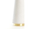 Stolná lampa Ø30x61 cm DEVIA bouclé krémová