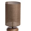 Stolová lampa Ø22x67,5 cm DANIALO drevená potlač d hnedá+d hnedá
