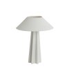 Stolová lampa Ø38x49 cm CUKAI matná biela