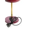 Stolová lampa Ø23x40 cm SURIN lesklá bordová+zlatá