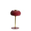 Stolová lampa Ø23x40 cm SURIN lesklá bordová+zlatá