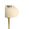 Stolová lampa Ø22x34 cm SURIN lesklá svetlosivá+zlatá
