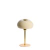 Stolová lampa Ø22x34 cm SURIN lesklá svetlosivá+zlatá
