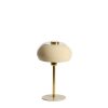 Stolová lampa Ø22x34 cm SURIN lesklá svetlosivá+zlatá