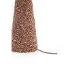 Stolná lampa Ø20x58 cm MICKY bouclé bordová