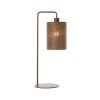 Stolová lampa 26x20x59,5 cm DONIO drevená potlač d hnedá+d hnedá