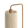 Stolová lampa 26x20x59,5 cm DONIO potlač dreva prírodná + lano krémová