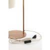 Stolová lampa 26x20x59,5 cm DONIO potlač dreva prírodná + lano krémová
