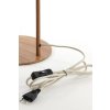 Stolová lampa 26x20x59,5 cm DONIO potlač dreva prírodná + lano krémová