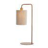 Stolová lampa 26x20x59,5 cm DONIO potlač dreva prírodná + lano krémová