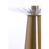 Stolová lampa Ø30x45 cm PLEAT sklo číre+zlaté