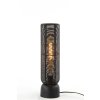 Stolová lampa Ø13,5x49,5 cm LEZUZA matná čierna