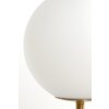 Stolová lampa Ø20x35 cm MEDINA antický bronz + matné biele sklo