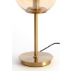 Stolová lampa Ø20x43 cm MEDINA sklo jantárová+zlatá