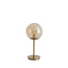 Stolová lampa Ø20x43 cm MEDINA sklo jantárová+zlatá