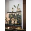 Stolová lampa Ø20x43 cm MEDINA sklo jantárová+zlatá