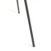 Stojanová lampa trojnožka Ø42x146 cm MAYSON dymové sklo+matná čierna