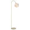 Stojaca lampa 45x28x160 cm RAKEL antický bronz + dymová
