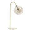 Stolová lampa E14 28x17x50,5 cm RAKEL antický bronz+dymová