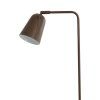 Stojaca lampa 32,5x23x147 cm SALOMO drevená potlač tmavohnedá