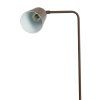 Stojaca lampa 32,5x23x147 cm SALOMO drevená potlač tmavohnedá