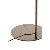 Stojaca lampa 33,5x28x155 cm DONIO drevená potlač d hnedá+d hnedá