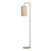 Stojaca lampa 33,5x28x155 cm DONIO potlač dreva prírodná + lano krémová