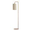 Stojaca lampa 33,5x28x155 cm DONIO potlač dreva prírodná + lano krémová