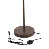 Stojaca lampa Ø23x159 cm DANIA drevená potlač d hnedá+lano krémová