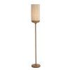 Stojaca lampa Ø23x159 cm DANIA potlač dreva prírodná + lano krémová