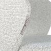 Jedálenská stolička Savoy white bouclé